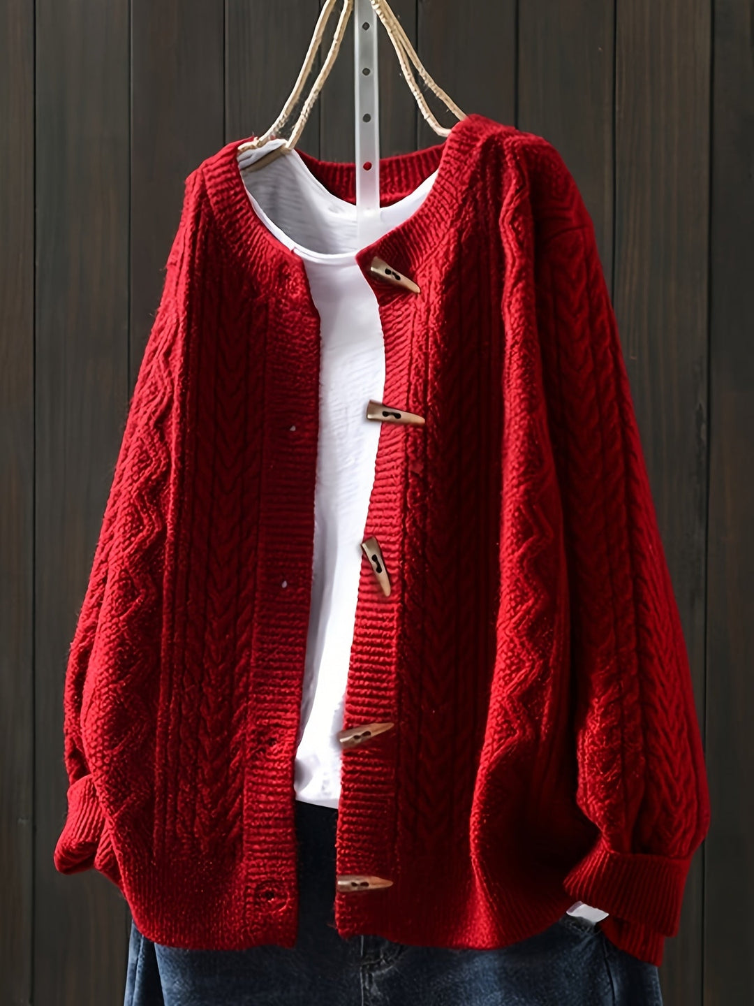 Strickjacke mit Knöpfen