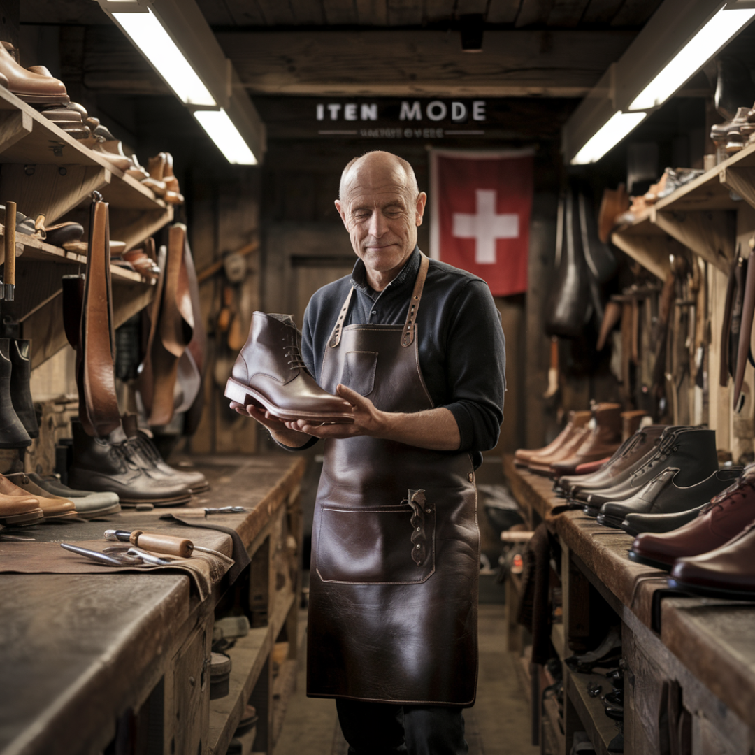 Herren-Lederstiefel