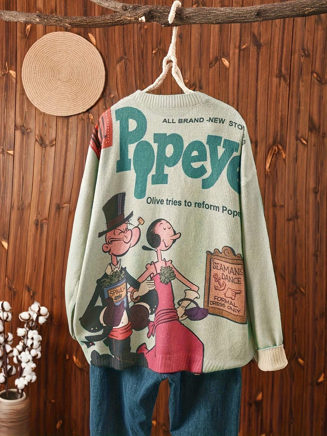 Dimity – Kuscheliger Pullover mit süßem Matrosen-Print zum Valentinstag