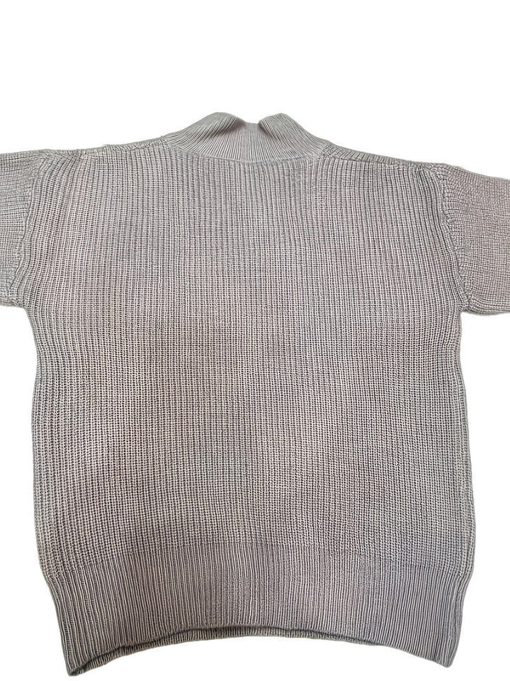 Amanda | Eleganter V-Ausschnitt-Pullover aus Strick