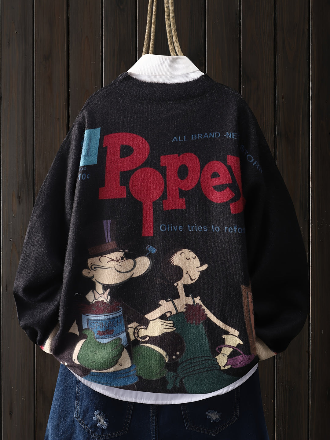 Dimity – Kuscheliger Pullover mit süßem Matrosen-Print zum Valentinstag