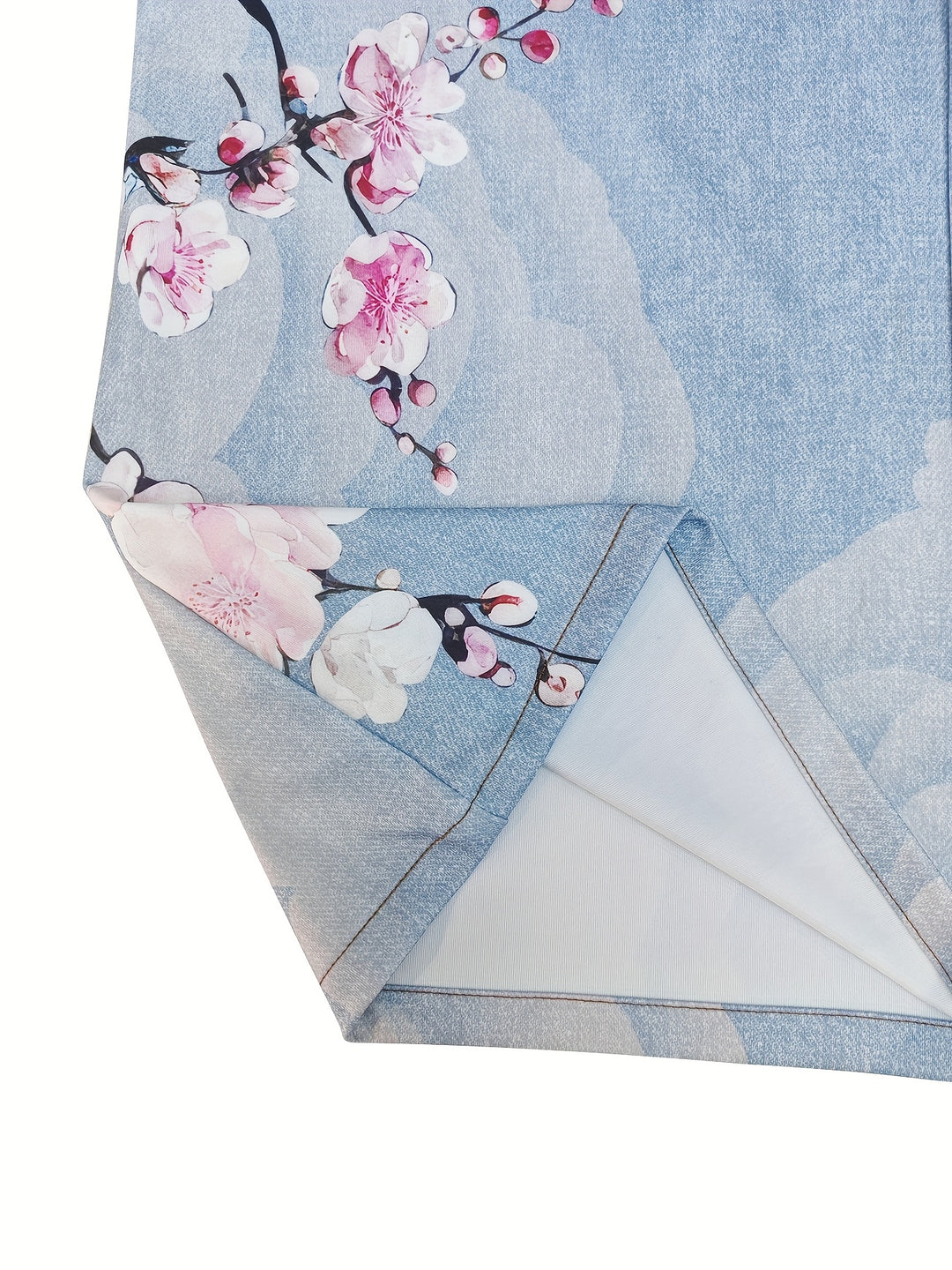 Anki – Weite Jeans mit Vintage-Blumendruck für Damen