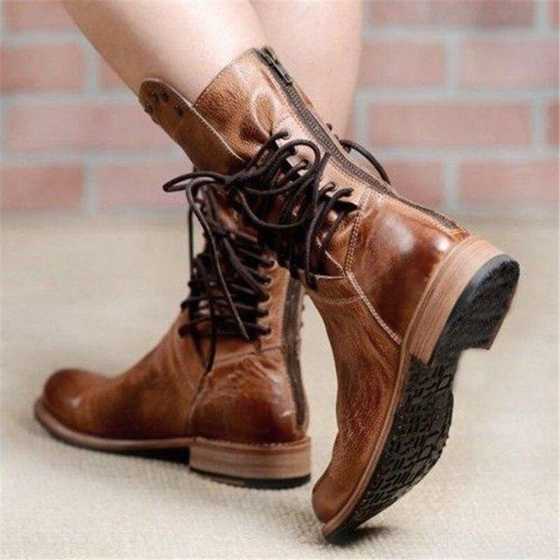 Maura  | Vegane Lederstiefel mit Schnürung