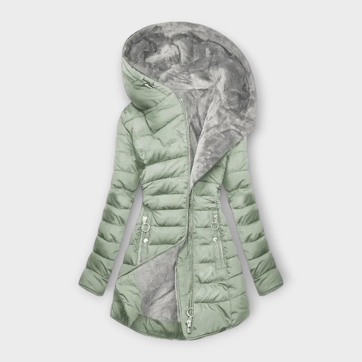 Beatrice – Warmer Mantel mit Ecopeluche-Fütterung