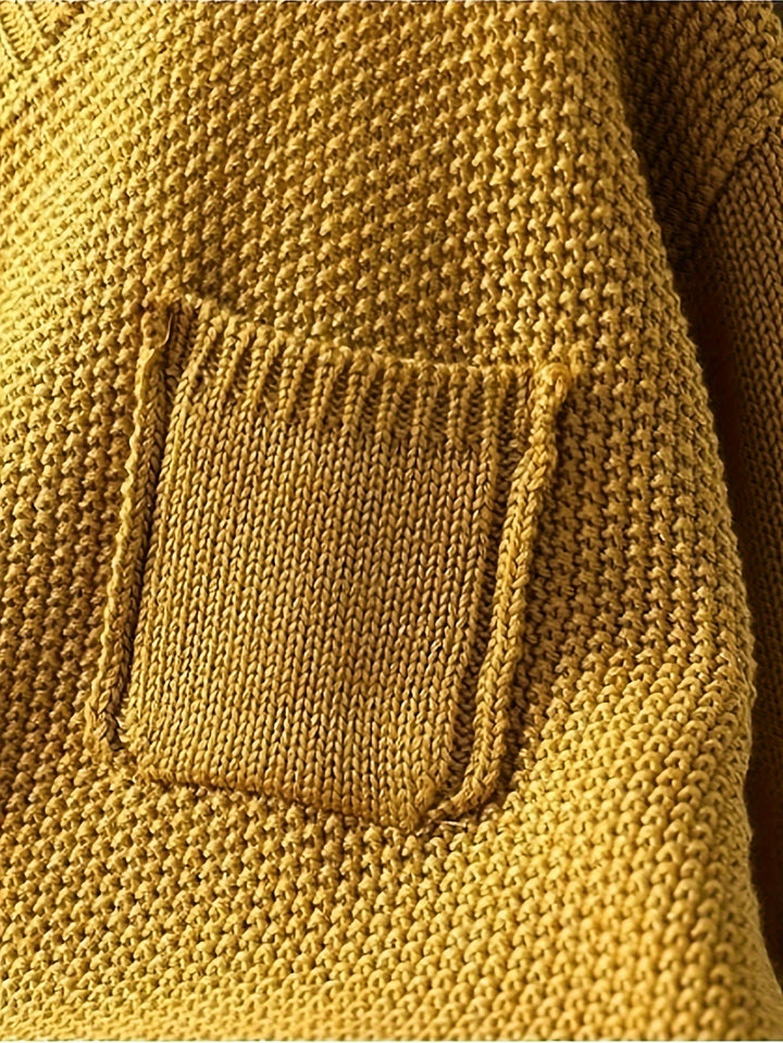 Maja – Lässiger Strick-Cardigan mit Knopfleiste & Taschen