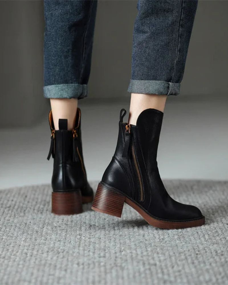 Belle Étoile Nice™ | Garciel - Lederstiefeletten