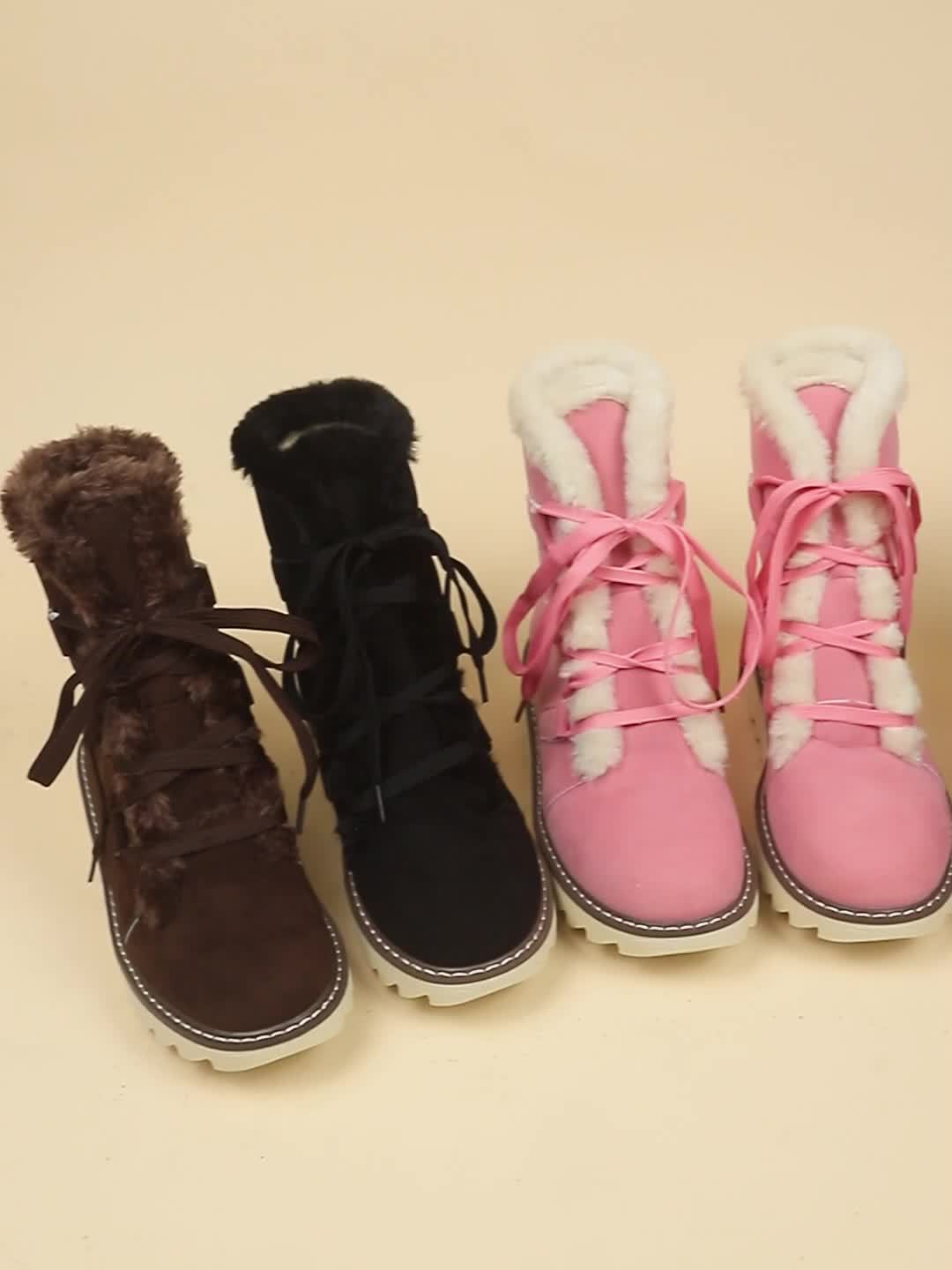Françoise – Snow Boots mit dicker Profilsohle