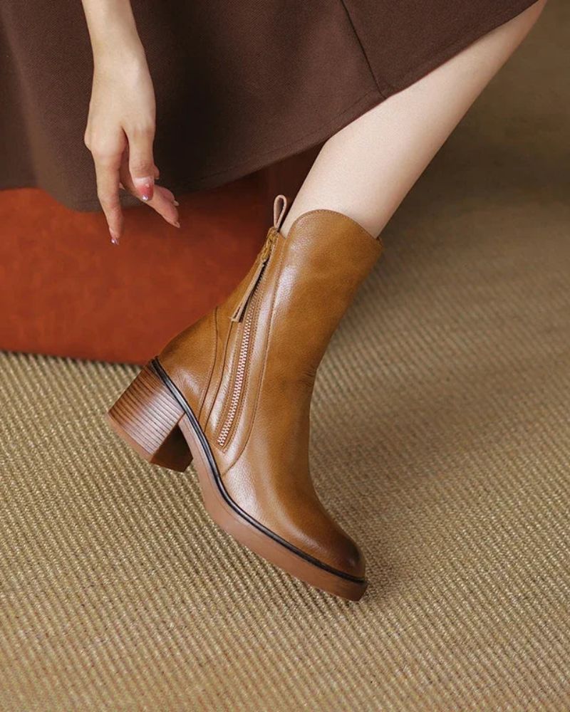Belle Étoile Nice™ | Garciel - Lederstiefeletten