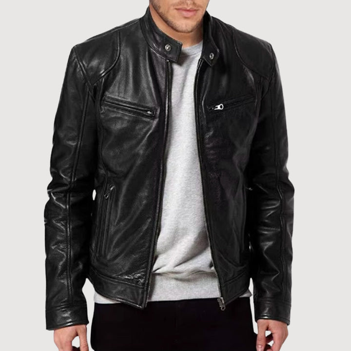 Markus | Premium-Veganer Lederjacke