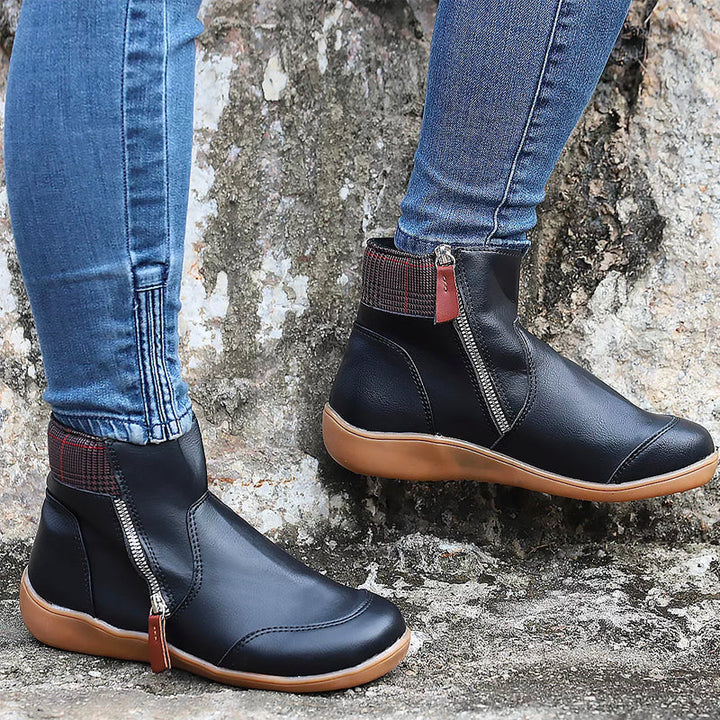 Ellen | Stiefel mit Reissverschluss | Orthopädisch