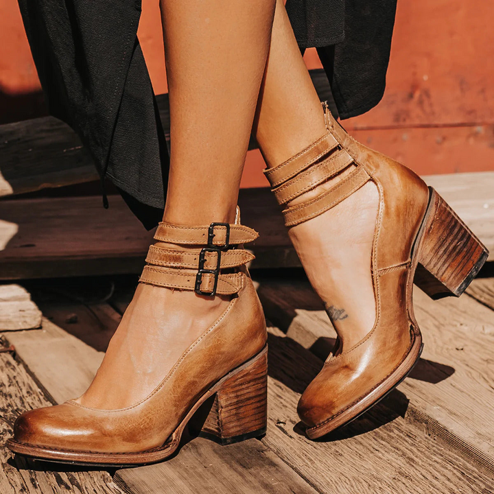 Ginevra™ | Mehrfachriemen-Pumps mit dicker Sohle