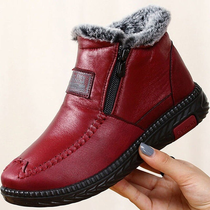 Yvonne – Rutschfeste Winterstiefel aus Veganer Leder (Ausverkauf 2024)