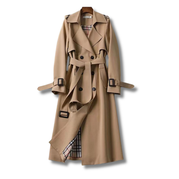 Katja – Lässig eleganter langer Mantel