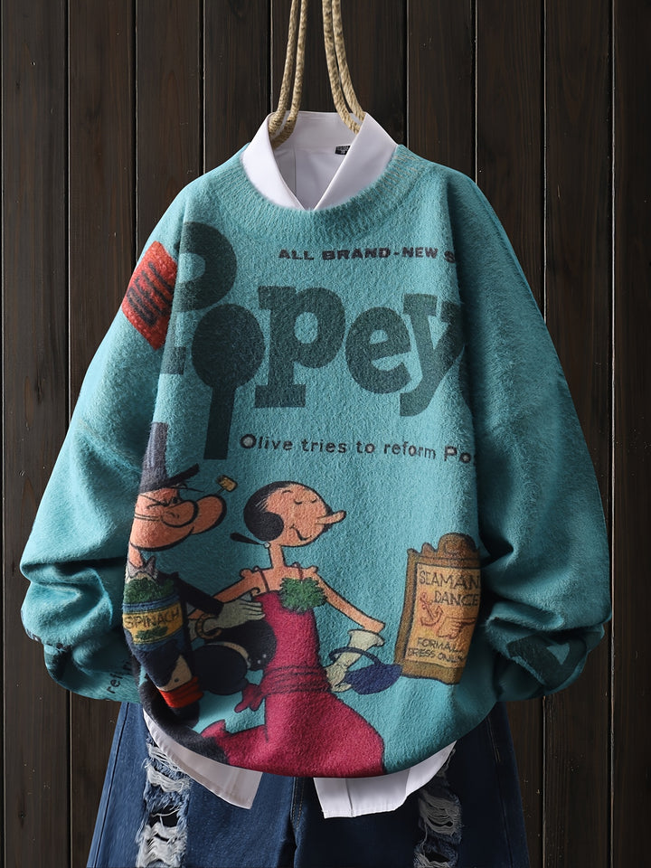 Dimity – Kuscheliger Pullover mit süßem Matrosen-Print zum Valentinstag