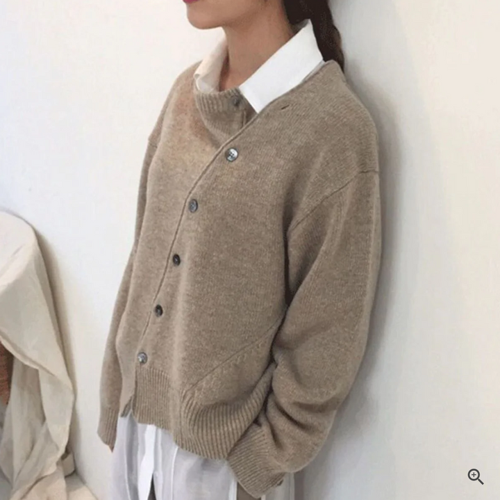 Angelana | Einzigartig Bequeme Strickjacke