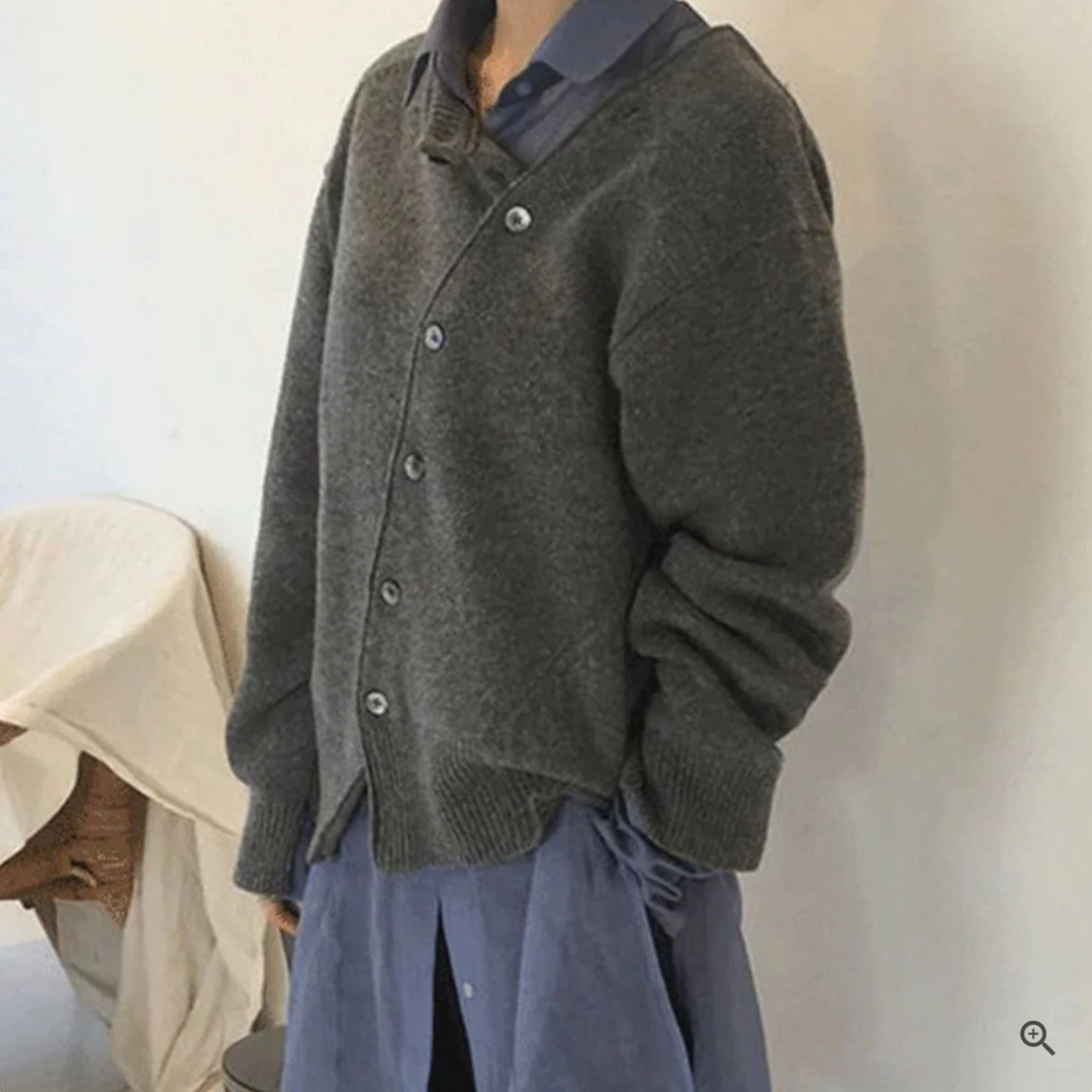 Angelana | Einzigartig Bequeme Strickjacke