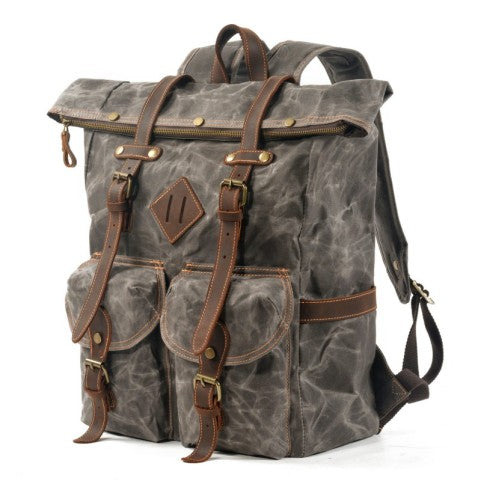 David | Laptop-Rucksack aus Segeltuch