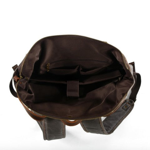David | Laptop-Rucksack aus Segeltuch