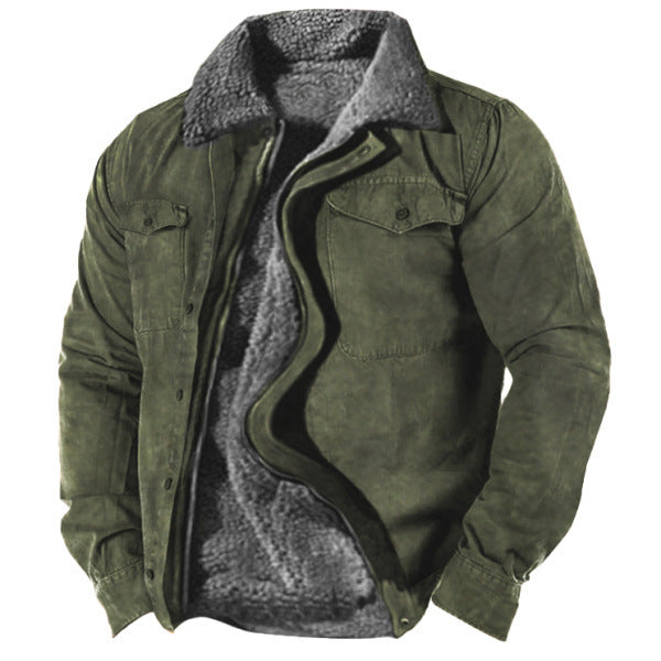 DuttonVibe - Klassische Western-Arbeitsjacke aus Baumwolle