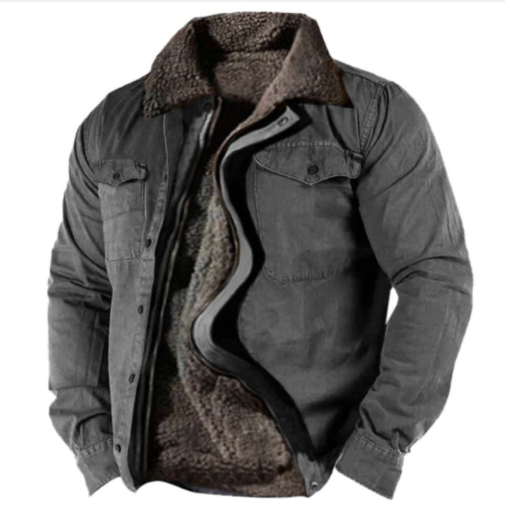 DuttonVibe - Klassische Western-Arbeitsjacke aus Baumwolle