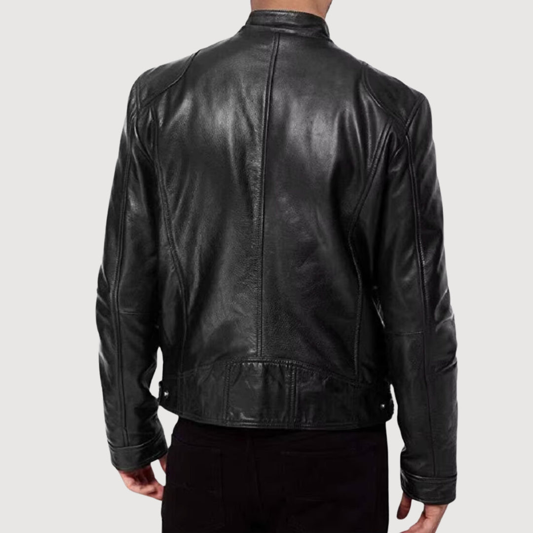 Markus | Premium-Veganer Lederjacke