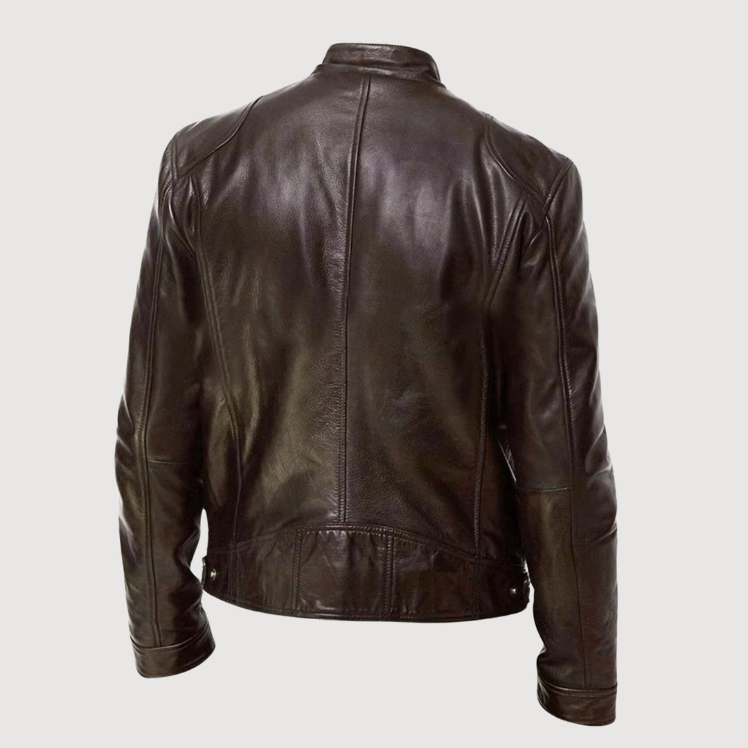 Markus | Premium-Veganer Lederjacke
