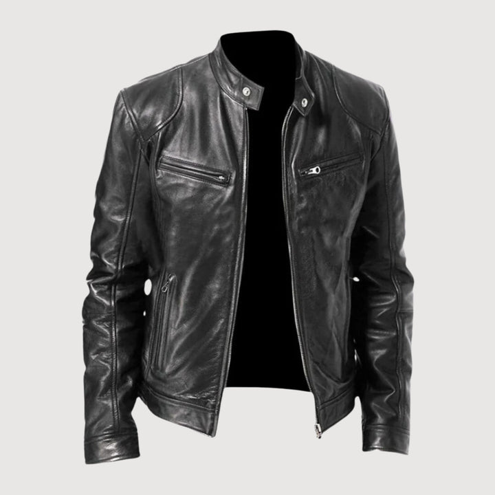 Markus | Premium-Veganer Lederjacke