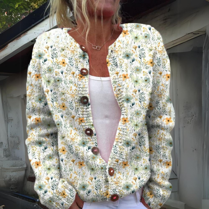 Talia | Jacke mit Blumendruck