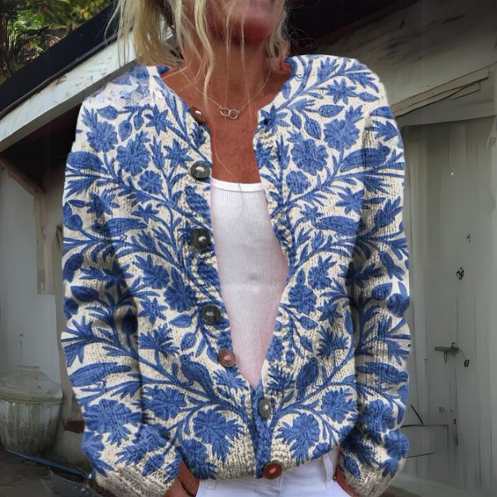 Talia | Jacke mit Blumendruck