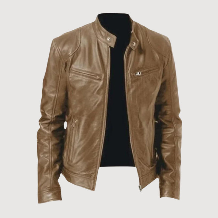 Markus | Premium-Veganer Lederjacke