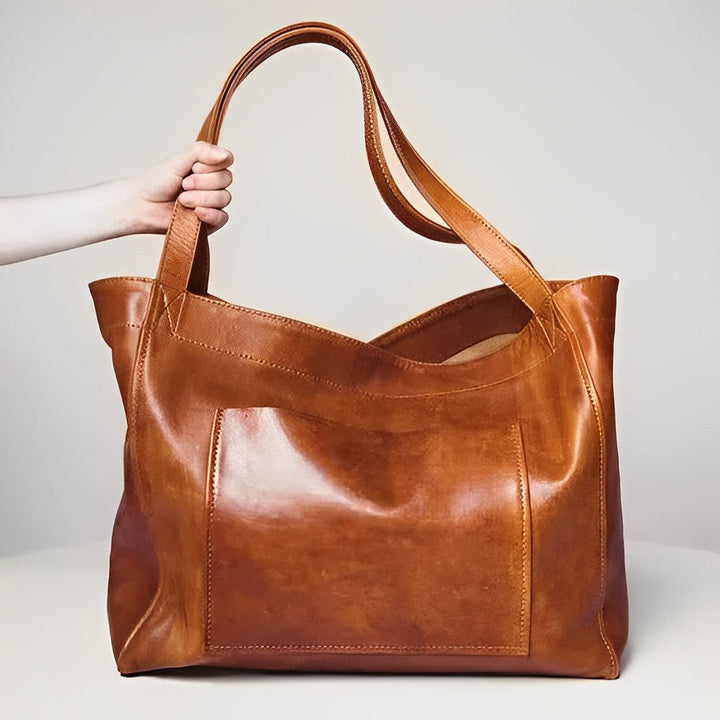 Aurora | Vintage-Veganer Leder-Umhängetasche
