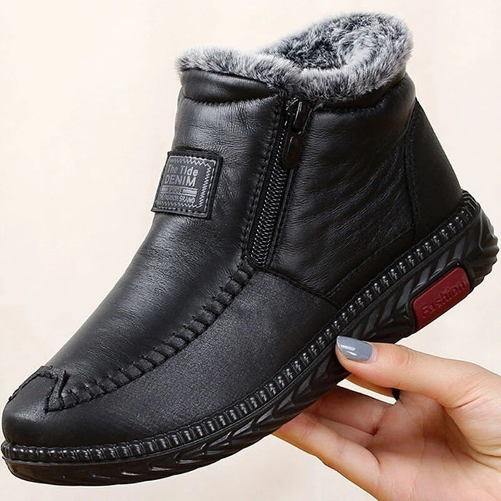 Yvonne – Rutschfeste Winterstiefel aus Veganer Leder (Ausverkauf 2024)
