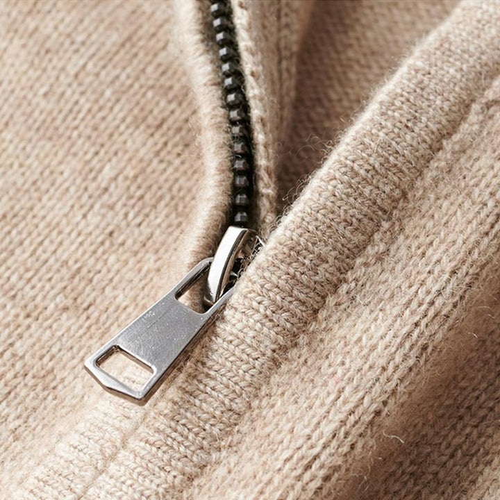 Erik | Premium-Pullover mit Reißverschluss