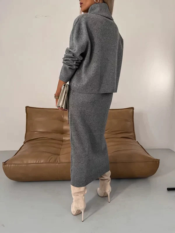 Solange™ – Kleid mit passendem Rollkragenpullover