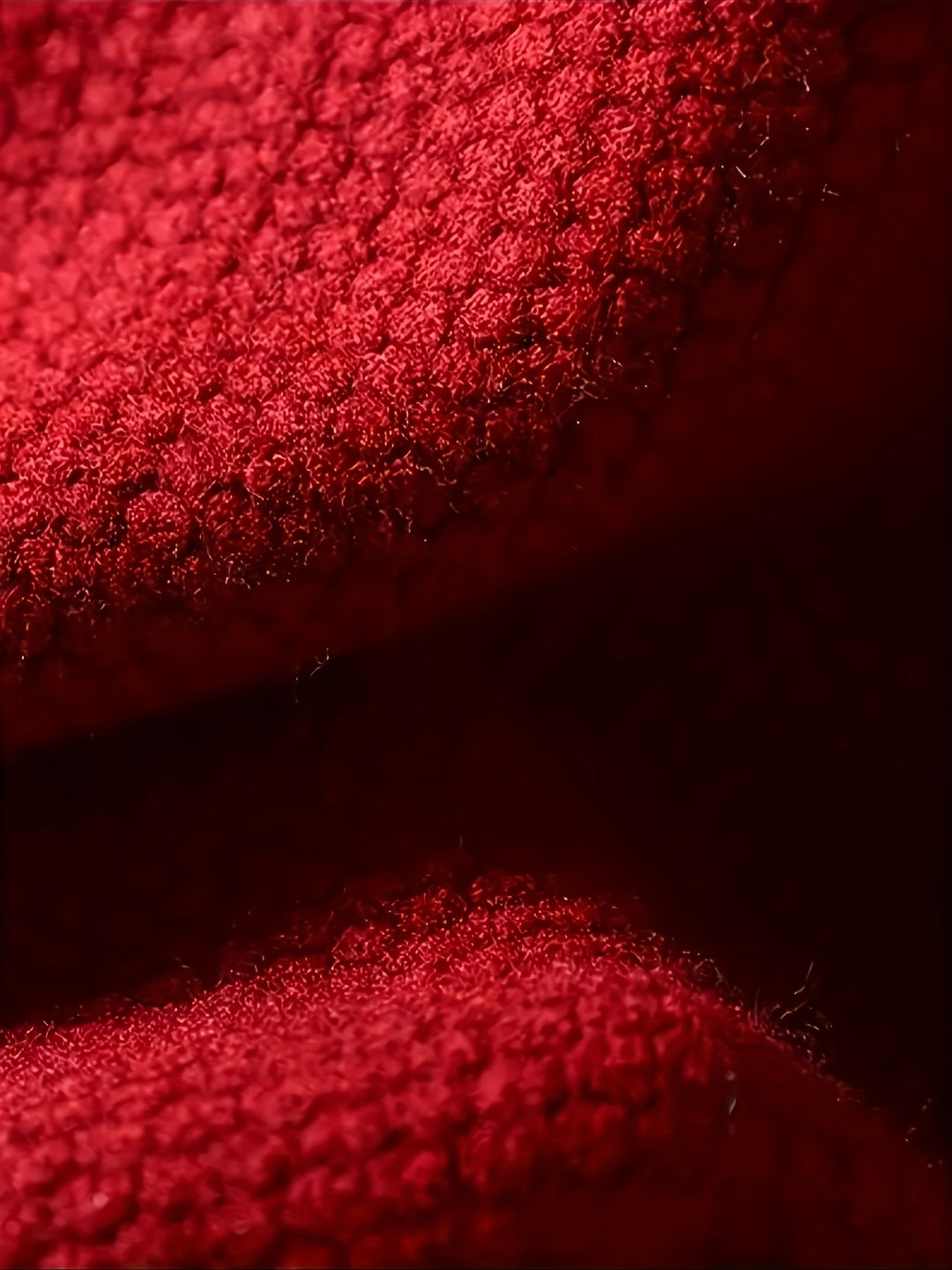 Soraya – Festlicher Roter Strick-Cardigan mit Offenem Schnitt