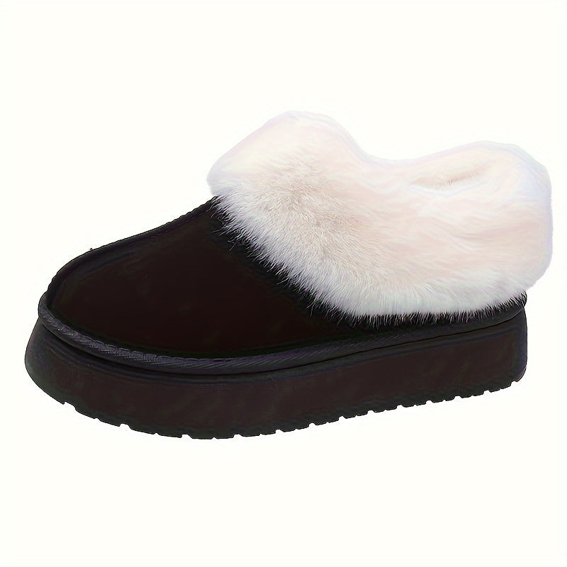 Fiorella – Plüschgefütterte Schneestiefel in Preppy-Optik
