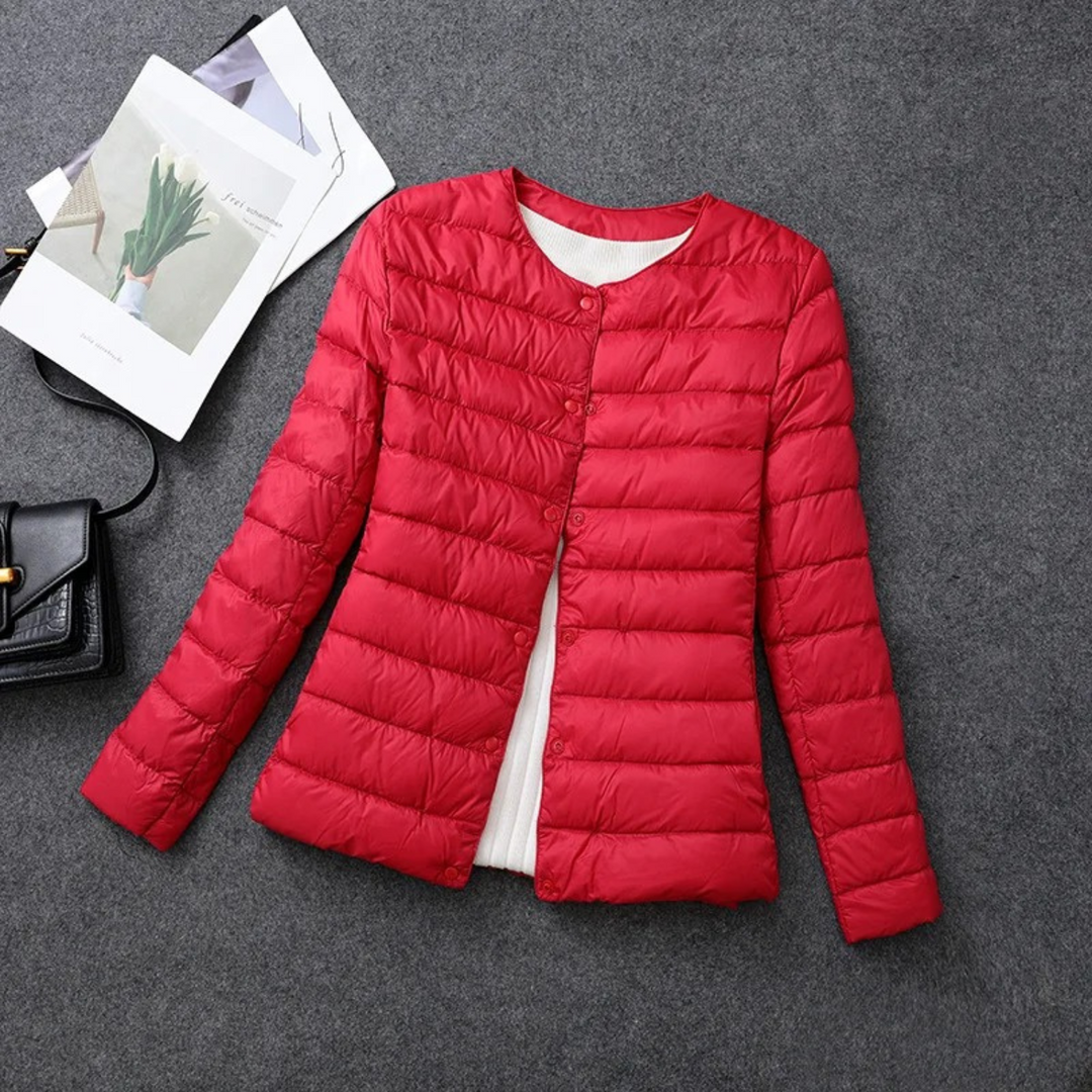 Evie | Leichte wattierte Daunenjacke