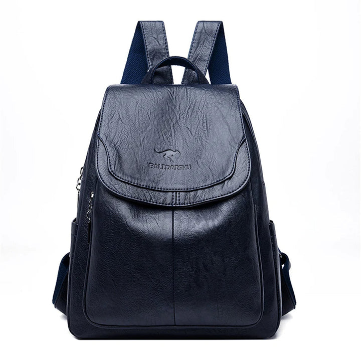 Eda | Diebstahlsicherer Veganer Lederrucksack