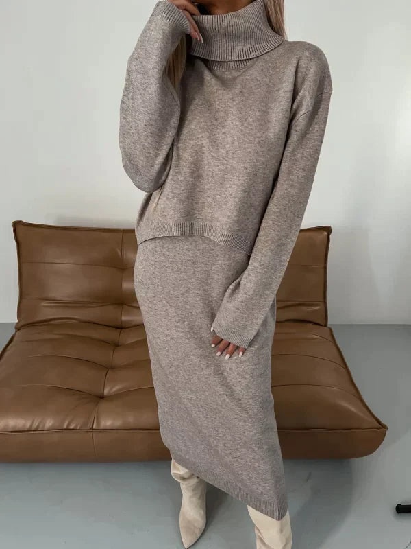 Solange™ – Kleid mit passendem Rollkragenpullover