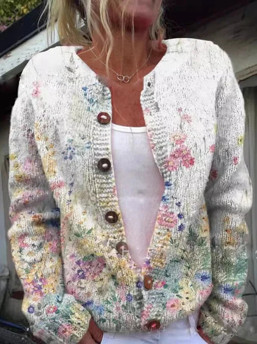 Talia | Jacke mit Blumendruck