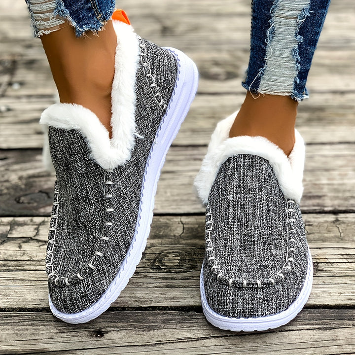 Enea – Kuschelige Winter-Sneakers im Slip-On-Stil mit Plüschfutter