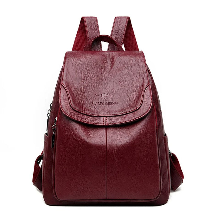 Eda | Diebstahlsicherer Veganer Lederrucksack