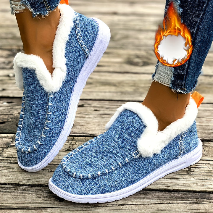 Enea – Kuschelige Winter-Sneakers im Slip-On-Stil mit Plüschfutter