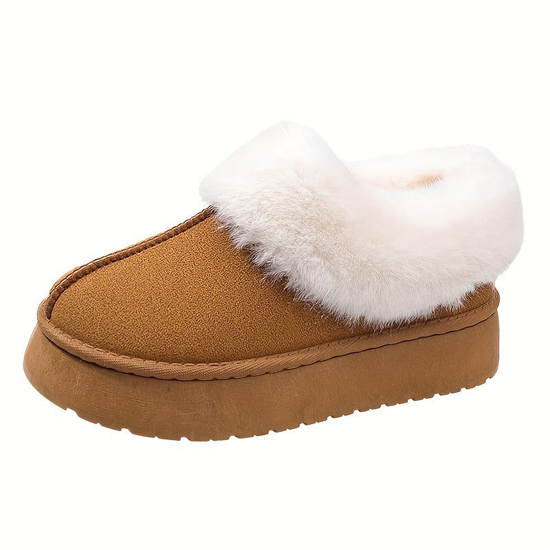 Fiorella – Plüschgefütterte Schneestiefel in Preppy-Optik