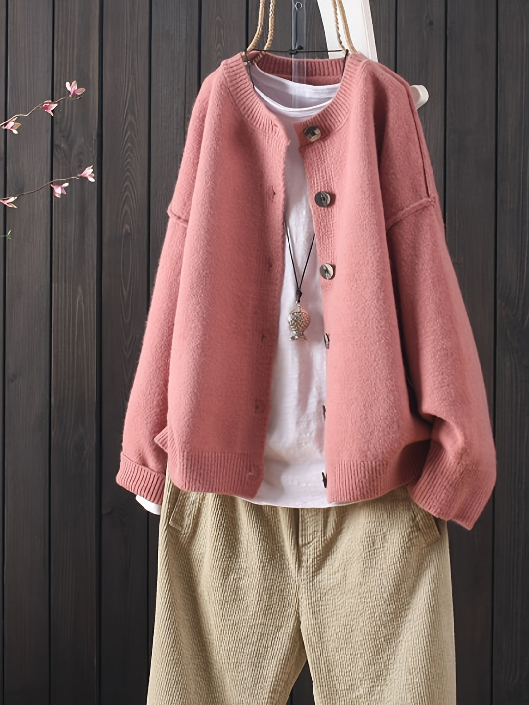 Estelle – Eleganter Langarm-Cardigan für Damen