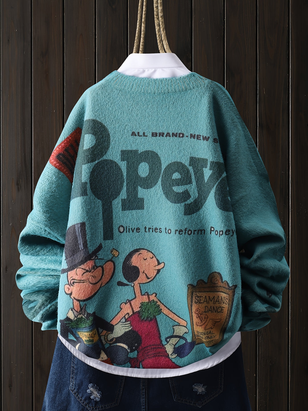 Dimity – Kuscheliger Pullover mit süßem Matrosen-Print zum Valentinstag