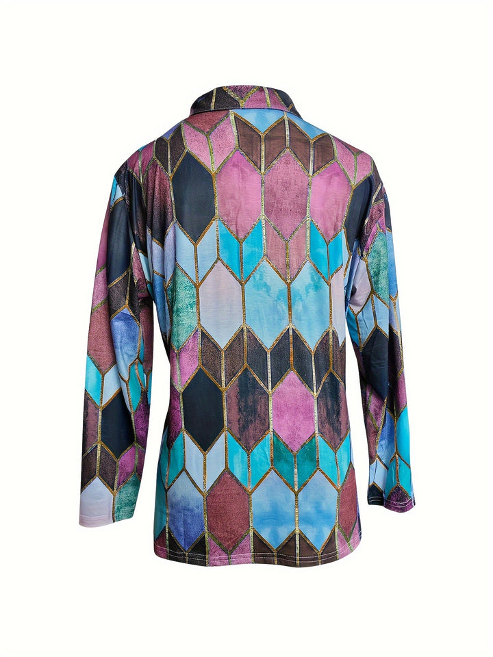 NITA | Farbiger & Dehnbarer Langarm-Pullover
