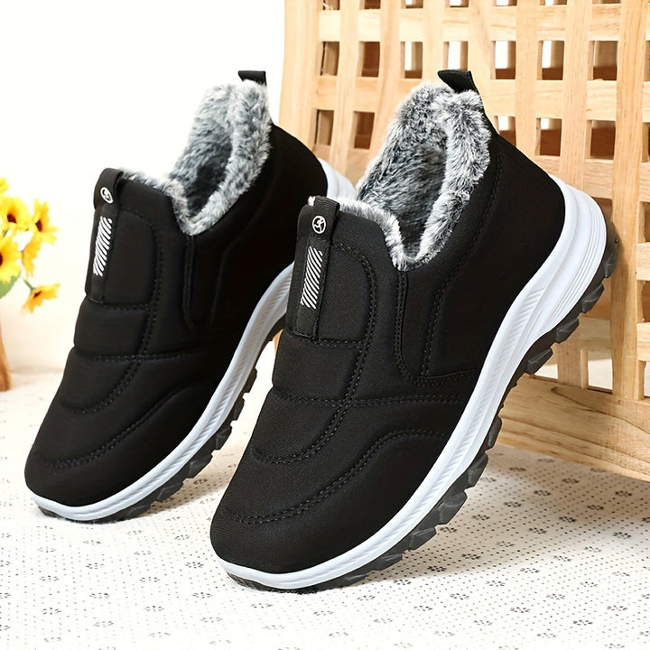 Fabienne – Kuschelige Plus-Size Winter-Booties mit Fleece-Futter