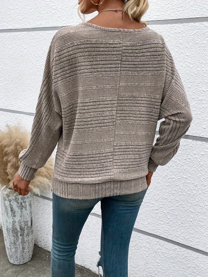 Rumi – Lockerer Strickpullover mit Fmausärmeln für Damen