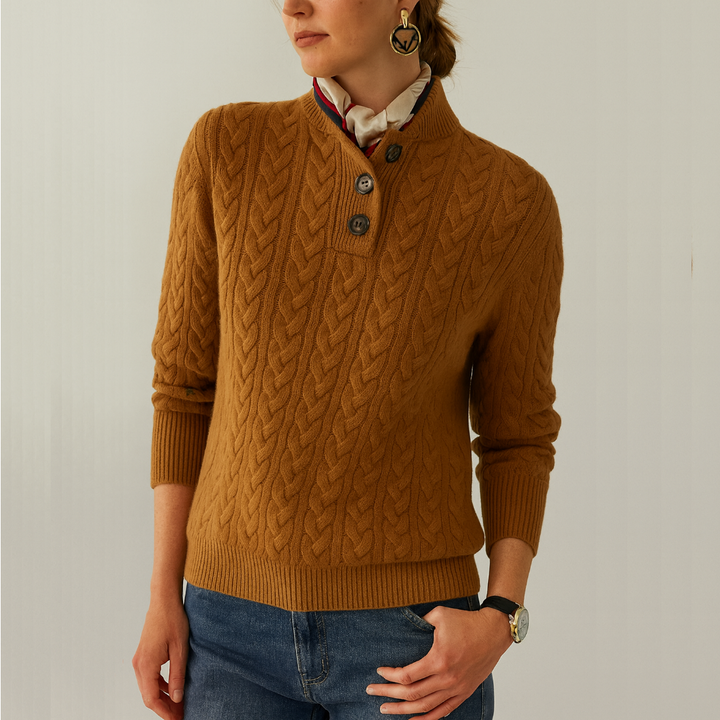Perach – Eleganter Strickpullover mit Stehkragen
